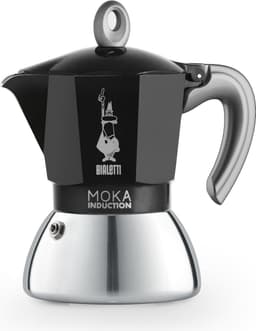 Bialetti Moka Induction Zwart Percolator – 4 kops – 150 ml – Geschikt voor Inductie — thumbnail 1