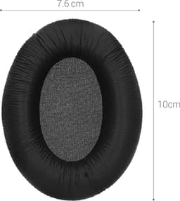 kwmobile 2x oorkussens geschikt voor Sennheiser HD201 / HD206 / HD180 / HD200 Pro - Earpads voor koptelefoon in zwart — thumbnail 5