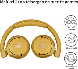 POGS - The Gecko 2 - Draadloze on-ear kinder koptelefoon - Bluetooth - Veilig - Duurzaam - Gratis app voor extra functies - rGeel — thumbnail 3