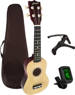 Finesse Ukelele - Starterset - 21" - Ukulele - Kind - Muziekinstrument - Houtkleurig — thumbnail 1