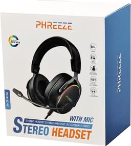 Phreeze GH5 Game Headset met Flexibele Microfoon & RGB Verlichting - Koptelefoon met Draad - Gaming Headsets - Geschikt voor PC / PS5 / PS4 / Switch / Xbox — thumbnail 2
