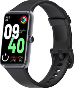 J&D supplies Stappenteller - Zwart - Temperatuurmeter - Activity Tracker - Hartslagmeter - Bloeddrukmeter - Smartwatch - Horloge - Heren - Dames — thumbnail 2
