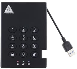 1 TB Externe Harde Schijf met Cijfercombinatie en USB 3.0 - Draagbare Beveiligde Opslag — thumbnail 2