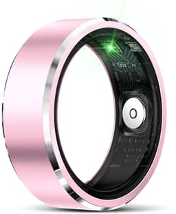 WizBay Premium Select® Smart Ring Pink Blush – Hartslag, Slaap & O2 Meter – Sport & Gezondheid Tracker – IP68 Waterdicht – Maat #9 — thumbnail 1