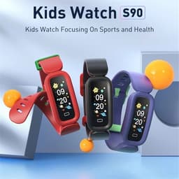 DrPhone Kidstime X12 Kinder Smartwatch 6-12 Jaar – Waterdicht IP68 – Met Hartslagmeter, Stappenteller, Calorieteller & Slaapmonitor – Zwart — thumbnail 5