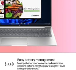 HP ProBook 4 G1iR Intel Core 5 120U Laptop 40,6 cm (16") WUXGA 16 GB DDR5-SDRAM 512 GB SSD Wi-Fi 6E (802.11ax) Windows 11 Pro Zilver — thumbnail 3