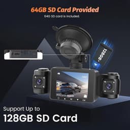 Dashcam 1080P Auto Camera met 2.4'' IPS Scherm en 170° Groothoek — thumbnail 5