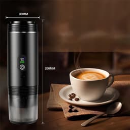 Draagbare Koffiezetter - Draagbare capsule machine - Capsule Koffiezetter - 20 Bar Druk & 7500mAh - Compatibel met Maling - Voor Camping & Kantoor & Auto — thumbnail 3