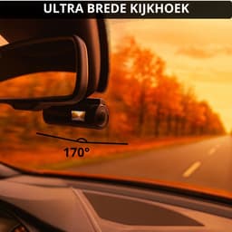 Lefairy WiFi Dashcam voor met scherm - Mobiele App - Parkeermodus - Full HD - dashcam voor auto - botsingdetectie — thumbnail 2