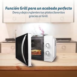 Magnetron met Grill 800W - 25 Liter Inhoud, 5 standen en Ontdooi Functie — thumbnail 5