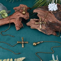 Trekketting voor Plafondventilator en Lamp - Verlengkettingen in Antiek Brons — thumbnail 5
