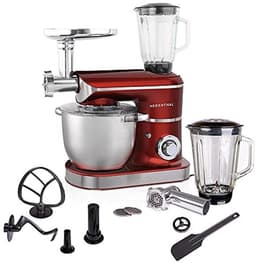 Keukenmachine met drievoudige functie, 7,5 liter, vleesmolen, mixer, 2200 W, rood — thumbnail 5