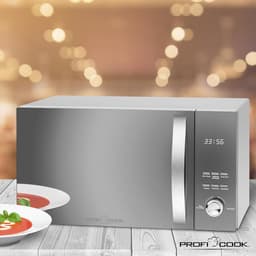 3-in-1 Magnetron met Hetelucht en Grill - 23 Liter RVS Oven tot 2300W — thumbnail 2