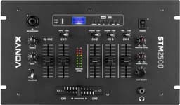 DJ Mixer met 5 Kanalen - Vonyx STM2500 - USB Speler - Bluetooth - Installatie Mengpaneel voor Kinderen en Beginners — thumbnail 4