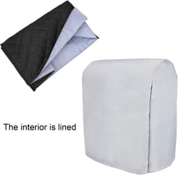 Keukenmachinehoes - Apparaat Beschermhoes - Keuken Stofvrij - Padded Waterdicht Nylon - 40x22.5x40 cm - Zwart Gewatteerd — thumbnail 5
