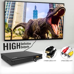 DVD Speler met HDMI - Blu Ray Spelers - Externe DVVD Speler - Entertainment — thumbnail 4