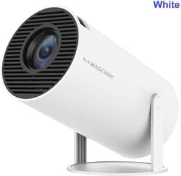 Trexxo projector - mini beamer - draagbaar - 8k - afstandsbediening - biosscoopervaring - beeldkwaliteit - 1080P 1280*720P - wit — thumbnail 1