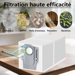 Set van 11 accessoiresets compatibel met Roborock Q10 S5/Q10 S5+/Q10 X5+/Q10 X5 -vervangende onderdelen inclusief 1 hoofdborstel-2 dweildoeken-2 HEPA-filters, 2 zijborstels — thumbnail 3