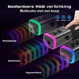 FIFINE AM8 - Complete set - Met XLR Kabel - USB / XLR Studio Microfoon - Geschikt voor PC/PS4/PS5 - RGB - Podcast - Gaming - Streaming - Zwart — thumbnail 3