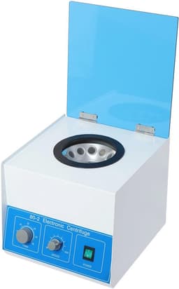 Desktop Lab Centrifuge Elektrische Tafelmodel Plasma Serum 0-4000 RPM Machine - Centrifuge 12*20ML Geschikt voor Laboratoriumgebruik - Wit Zwart Roestvrij Staal - Laboratoriumuitrusting Chemisch Laboratoriumonderzoekcentrum — thumbnail 5