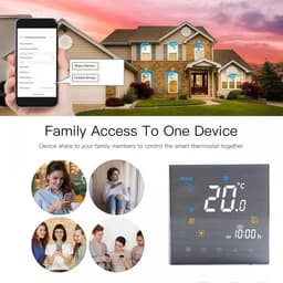 Programmeerbare WiFi Thermostaat met Touchscreen voor Verwarming en Airconditioning — thumbnail 5