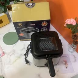 Elektrische Friteuse - Olie Friteuse - Snelle Snacks Maken - Ingebouwd Oliefilter - 2.5 Liter Capaciteit - Wit — thumbnail 4
