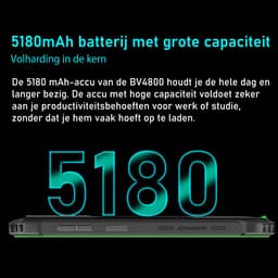 Blackview BV4800 - Robuuste Smartphone - 64GB - 6,56 inch - Dual 4G LTE - Android 13 - IP68 Waterdicht - NFC - GPS - Zwart — thumbnail 5