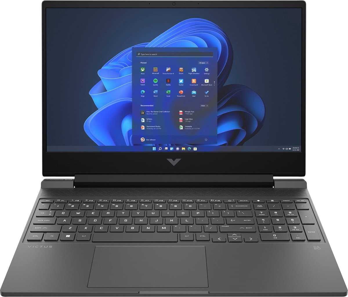 HP Victus 15-FA2013 - Intel Core i5-13420H - 8GB - 512GB SSD - 15.6" Full-HD (1920x1080) 144Hz - Nvidia GeForce RTX 3050 6GB Graphics - Verlicht toetsenbord - Win 11 Home - QWERTY — afbeelding 1