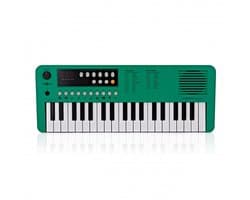 VISIONKEY-1 Mini Elektrisch Keyboard met 37 Toetsen - Draagbaar Toetsenbord Piano voor Kinderen & Beginners - Groen