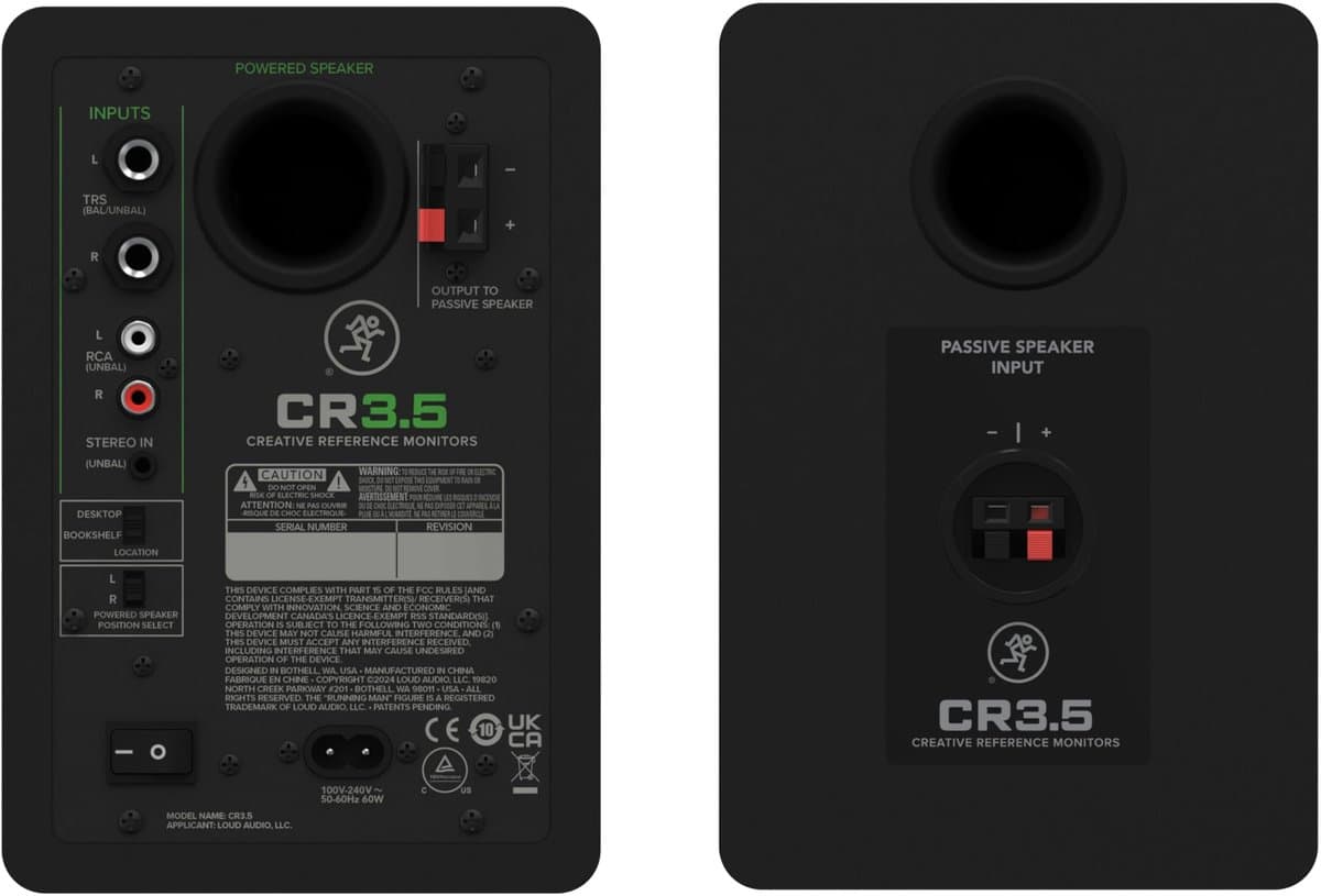 Mackie CR3.5 - actieve studiomonitoren — afbeelding 1