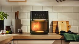 Bosch Serie 4 MAF462B1 friteuse Enkel 6,1 l Vrijstaand 2050 W Heteluchtfriteuse Zwart — thumbnail 2