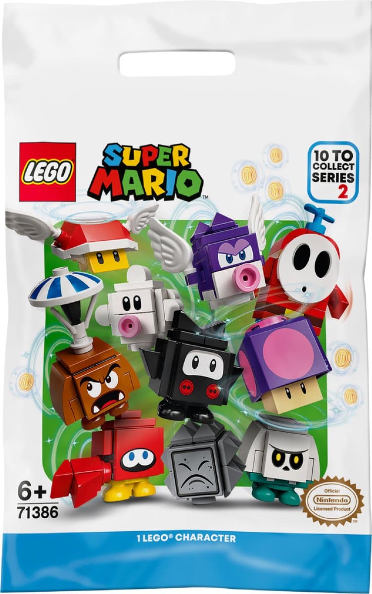 LEGO® Super MarioTM Personagepakketten - serie 2 71386 bouwset; verzamelspeelgoed voor creatieve kinderen; combineer met de Avonturen met Mario startset (71360) voor nog meer interactieve speelmogelijkheden — afbeelding 1