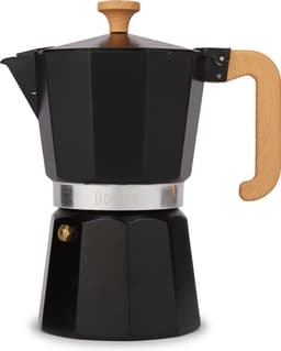 La Cafetière Venice Aluminium espressomaker met koelblijvende handgreep en knop — thumbnail 1