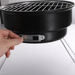 Barbecue Houtskool Grill Roestvrij Staal Draagbare Camping Roker Grill - Tafelblad Houtskool Barbecue Stove — thumbnail 2