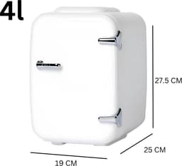 Skincare Fridge 4L - Organizer - Make up Koelkast - Beauty Fridge - Wit — thumbnail 2