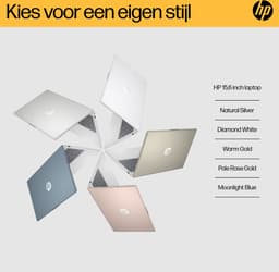 HP 15-fc0625nd AMD Ryzen™ 5 7520U Laptop 39,6 cm (15.6") Full HD 8 GB LPDDR5-SDRAM 512 GB SSD Wi-Fi 6 (802.11ax) Windows 11 Home Zilver QWERTY — thumbnail 3
