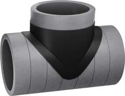Geïsoleerd T-stuk EPS diameter 160mm — thumbnail 2