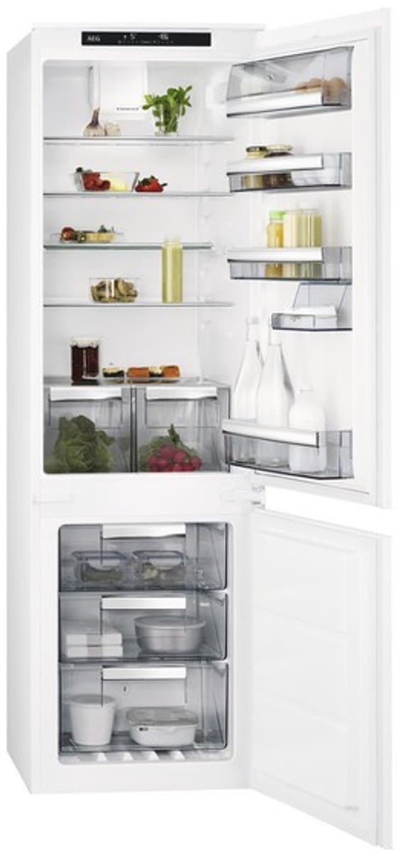 AEG SCE818F6TS koel-vriescombinatie Ingebouwd 253 l Wit — afbeelding 1