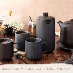 French Press (1L Zwart) - Voor de lekkerste koffie thuis — thumbnail 5