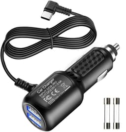 SnelShoppen - Mini Dash Cam Oplaadkabel 11.5FT L Hoek Adapter, Compatibel met Alle Mini Dashcams en Spiegelcamera's, Ideaal voor Auto DVR en Rijregist — thumbnail 4