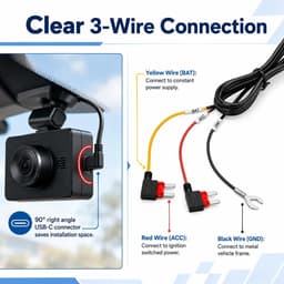 Solidchoice - Dashcam Hardwire Kit met Laagspanningsbeveiliging — thumbnail 2
