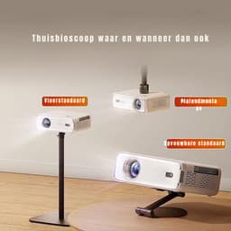 QORA® Mini beamers - Projector - Mini beamer - Wit - 22cm x 17cm x 8cm — thumbnail 4