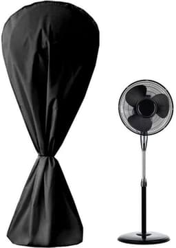 LISM-Stofwerende ventilatorkap, gemonteerd op een ronde beugel, Geschikt voor elektrische ventilatoren binnen of buiten (145*75 cm). — thumbnail 1