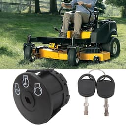 Dailygoods- Startsleutel Vervangend - 3 Posities - 2 Sleutels - Compatibel met 925-04228/725-04228 - Duurzaam - ABS L/Koper Materiaal - Ontstekingsschakelaar — thumbnail 5