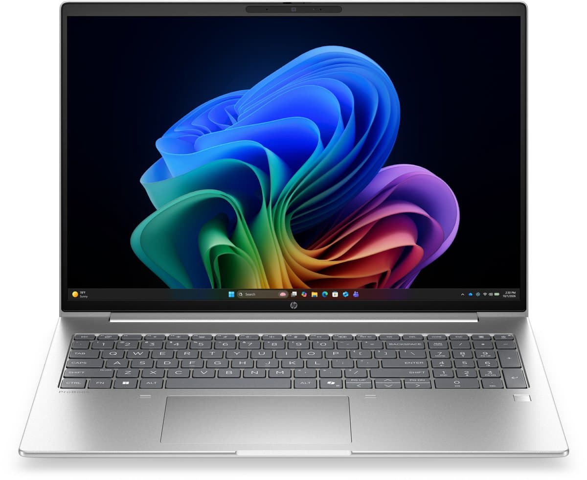 HP ProBook 4 G2i 16 Next Gen AI PC Copilot+ PC Intel Core Ultra 5 325 Laptop 40,6 cm (16) WUXGA 16 GB DDR5-SDRAM 512 GB SSD Wi-Fi 7 (802.11be) Windows 11 Pro Zilver QWERTY — afbeelding 1