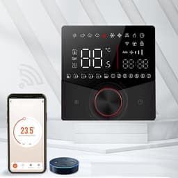 Slimme Thermostaat - Digitale Bediening - Verwarming Regelen - WiFi Programmeerbaar - 95-240V - Zwart — thumbnail 4
