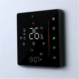 Wifi Thermostaat - Slimme Regelaar - Verwarming Instellen - App Bediening - 48 inch Scherm - Wit — thumbnail 3