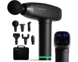 Massage Gun - Spierontspanner Apparaat - Sport en Ontspanning - 6 Verwisselbare Koppen - 28 x 24 x 11 cm