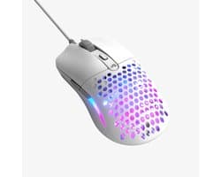 Glorious Model O Eternal - Gaming Muis - Bedraad - 12.000 DPI - 55 Gram - 2-Zone RGB-Licht - Wit