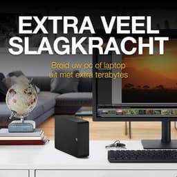 Externe Harde Schijf - Opslagstation - Bestanden Opslaan - Snelle Data Transfer - 16TB - Zwart — thumbnail 4